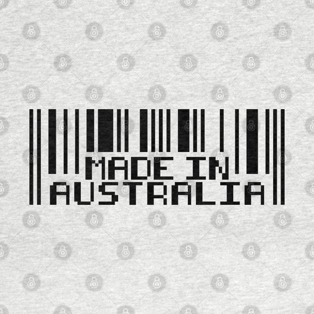 Made in Australia barcode by Saraahdesign